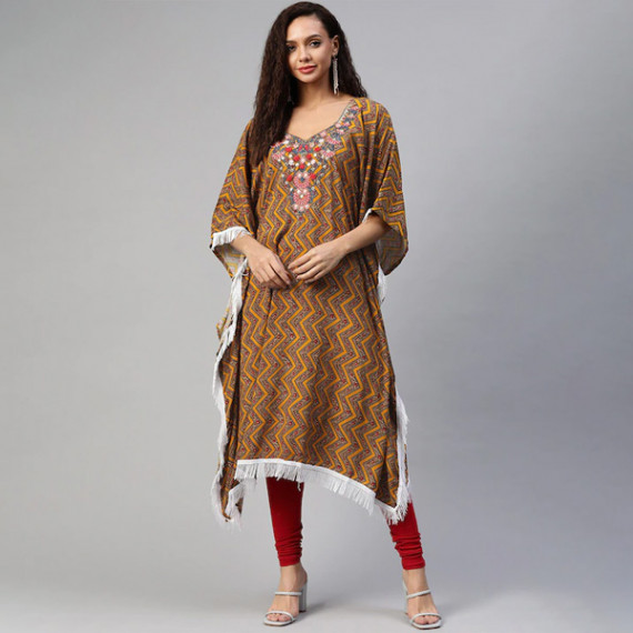 https://www.fabcrab.in/products/women-orange-brown-geometric-printed-thread-work-pure-cotton-kaftan-kurta