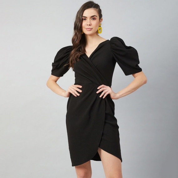 https://www.fabcrab.in/products/black-tulip-wrap-dress-with-volume-sleeves