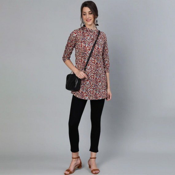 https://www.fabcrab.in/products/womens-maroon-cream-coloured-printed-tunic