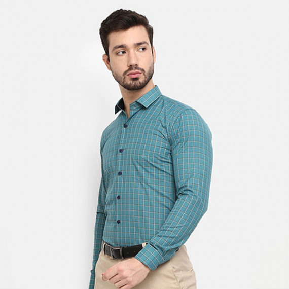https://www.fabcrab.in/products/men-green-checked-formal-shirt
