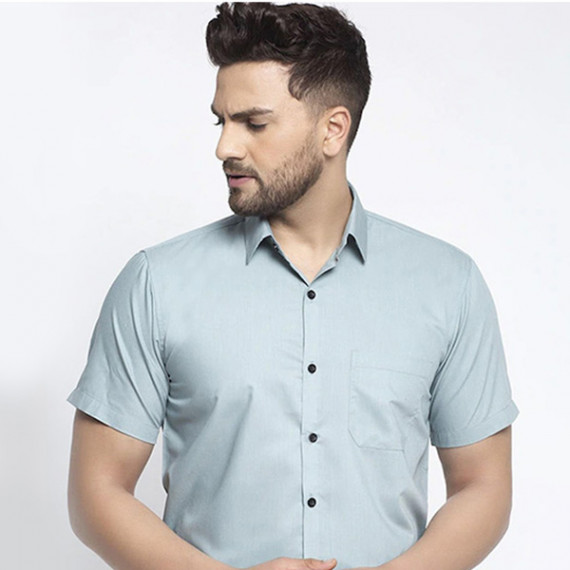 https://www.fabcrab.in/products/men-sea-green-regular-fit-solid-casual-shirt