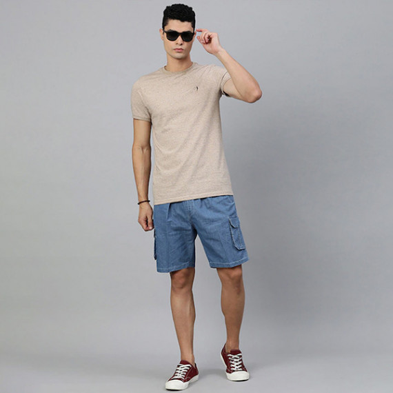 https://www.fabcrab.in/products/men-blue-solid-pure-cotton-denim-cargo-shorts