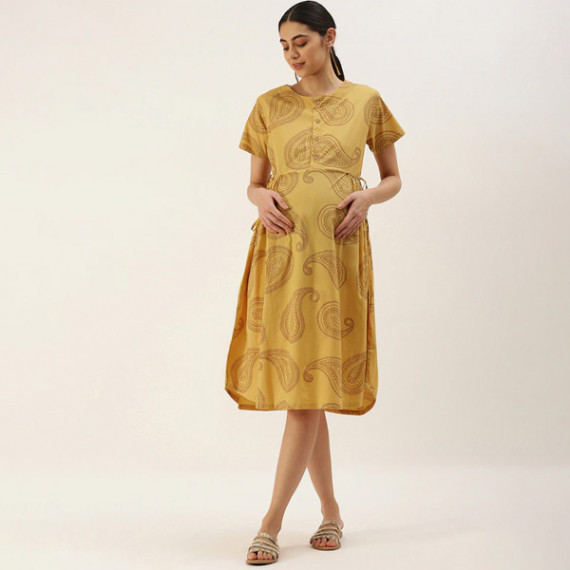 https://www.fabcrab.in/products/pure-cotton-ethnic-motifs-printed-maternity-a-line-dress