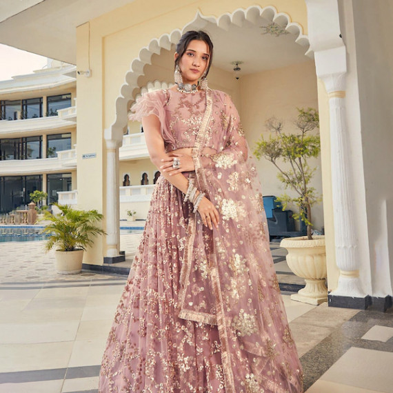 https://www.fabcrab.in/products/peach-coloured-gold-toned-embellished-sequinned-semi-stitched-lehenga-unstitched-blouse-with
