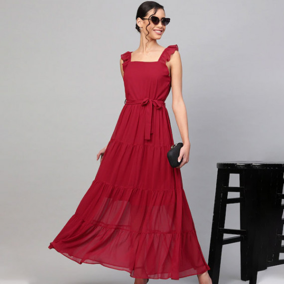 https://www.fabcrab.in/products/maroon-tiered-maxi-dress